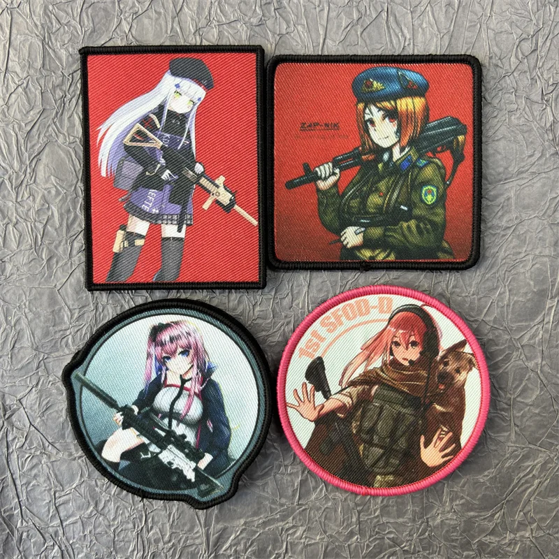 Parche anime militar - insignia táctica para mochila y sombrero - imagen 3