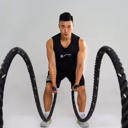 Cuerda de Batalla Profesional de Entrenamiento para Gimnasio