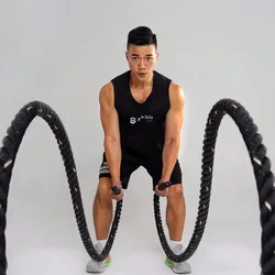 Cuerda de Batalla Profesional de Entrenamiento para Gimnasio