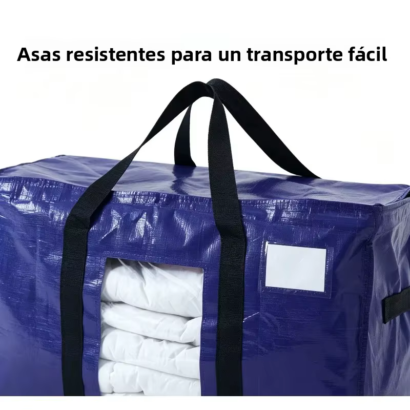 Bolsa organizadora PE lila con ventana para ropa y mantas táctica - imagen 2