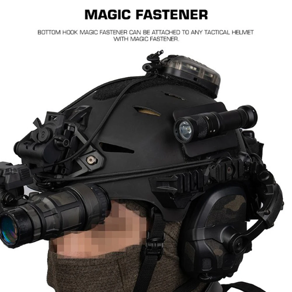 SS MAX Soporte táctico para luz de casco con linterna IR - imagen 3