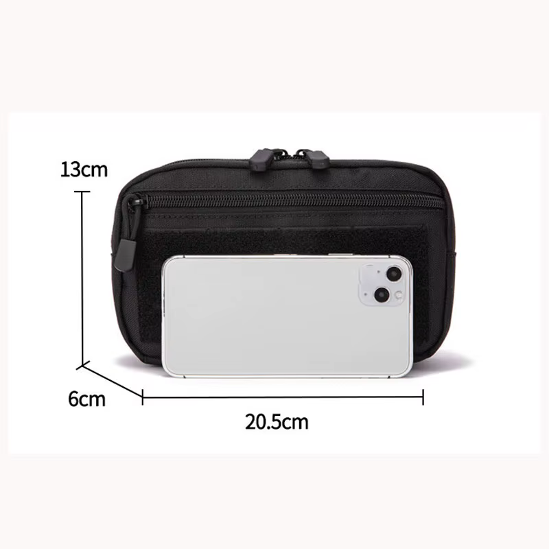 Vista trasera con sistema Molle para fijación modular