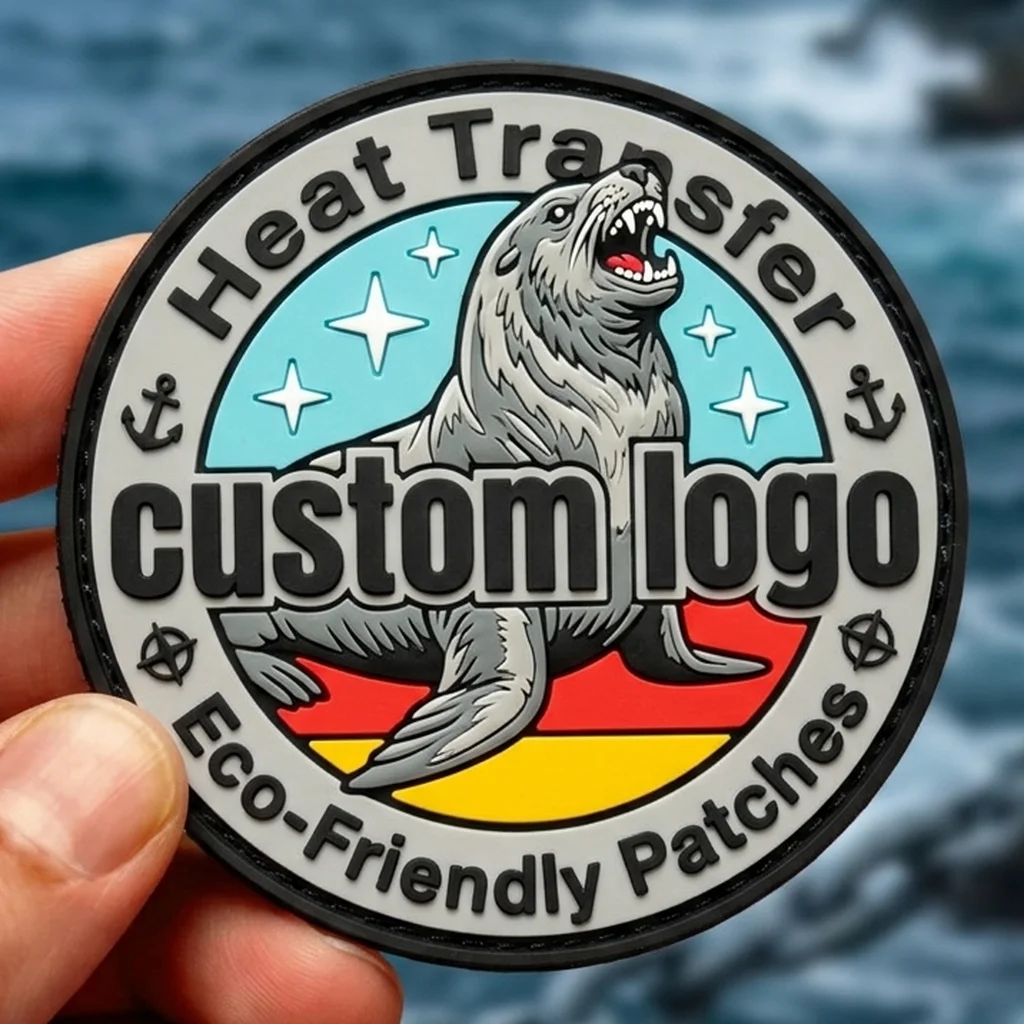 Parche termoadhesivo táctico PVC relieve con logo personalizado - imagen 5