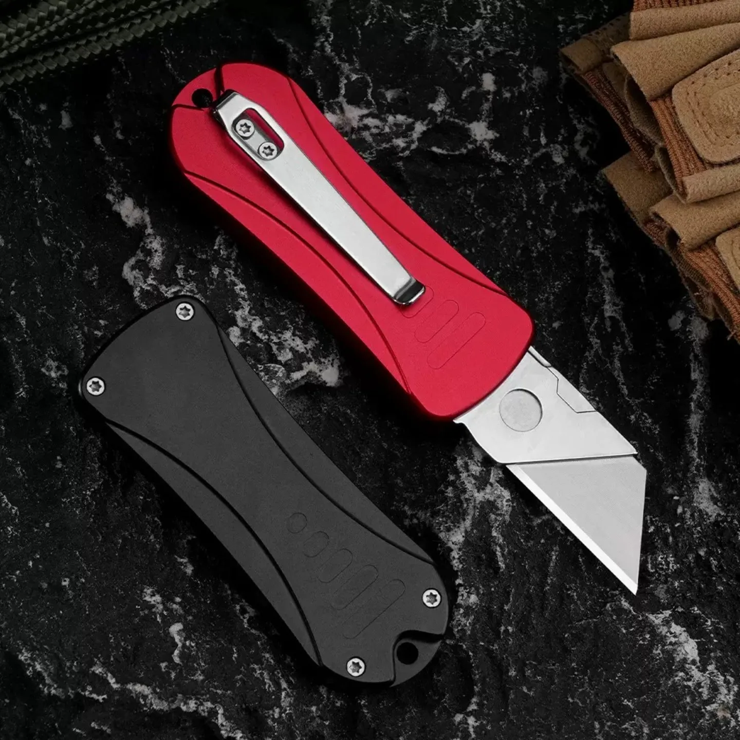 Cuchillo multiusos aluminio - Anti-impactos para cuero y alfombras - imagen 2
