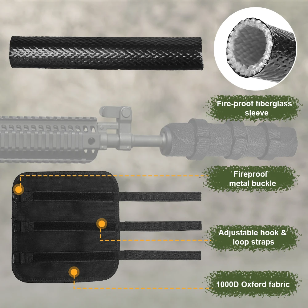 Funda táctica protectora de caza resistente al calor 1000D - imagen 5