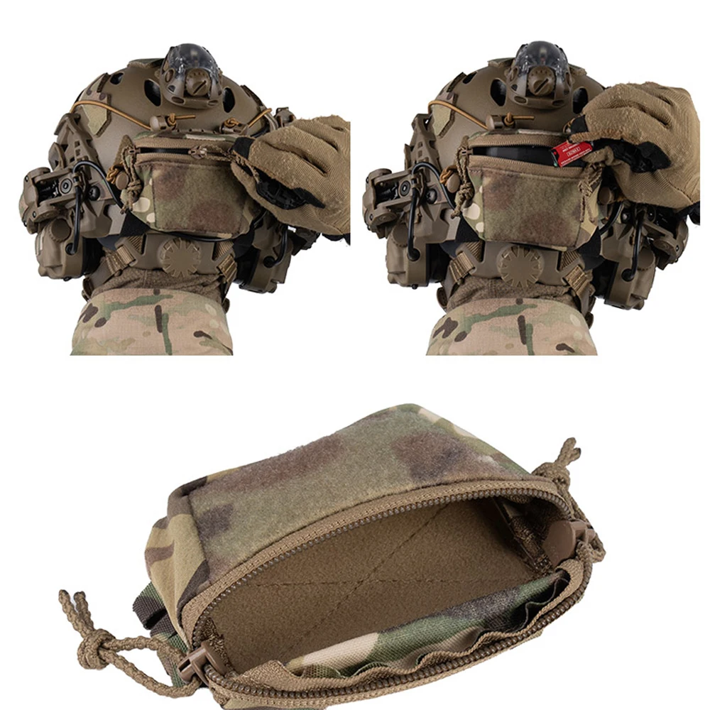 Bolsa trasera para casco FAST MK PJ – Organizador de baterías NVG - imagen 2