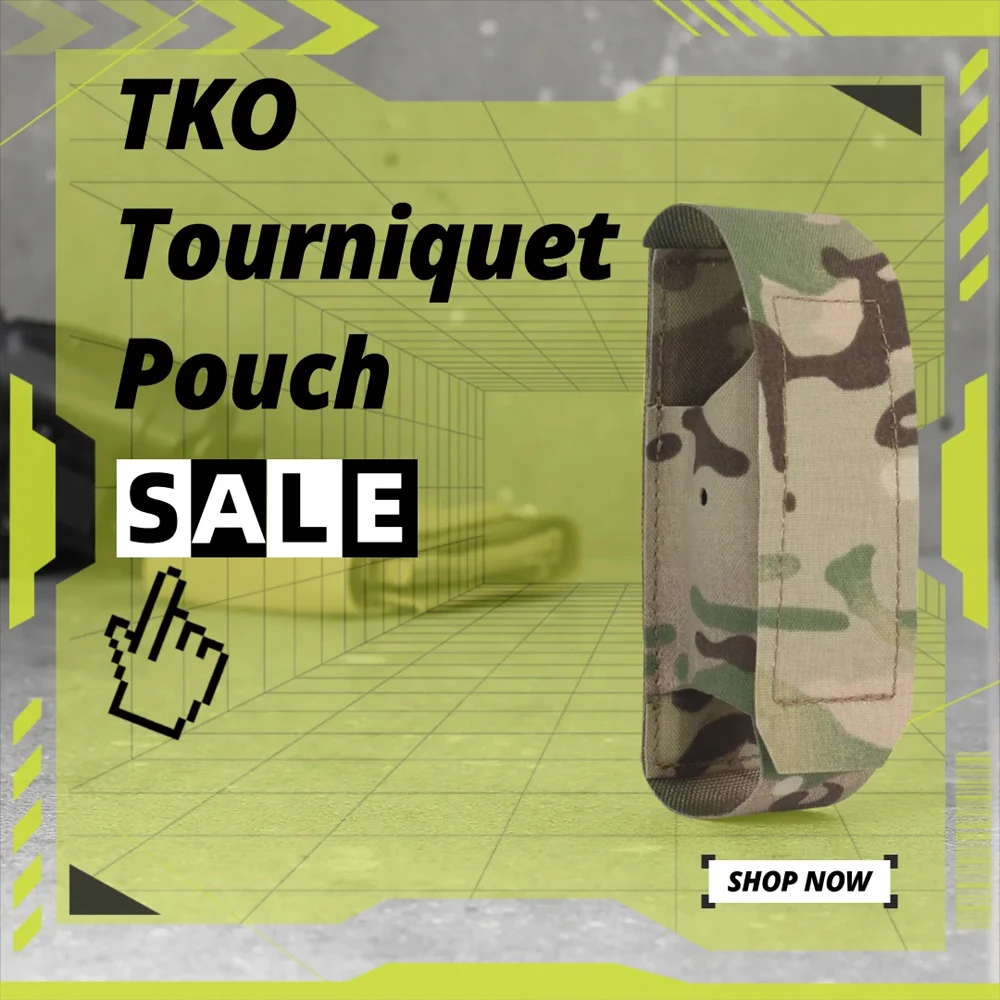 Bolsa táctica TKO para torniquete con soporte Molle GP EDC - imagen 4