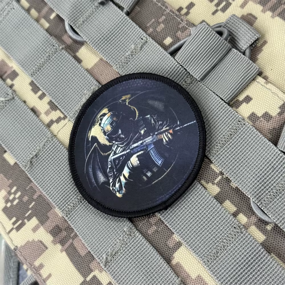 Parche Táctico Reconocimiento Chevron militar con velcro, adhesivo - imagen 4