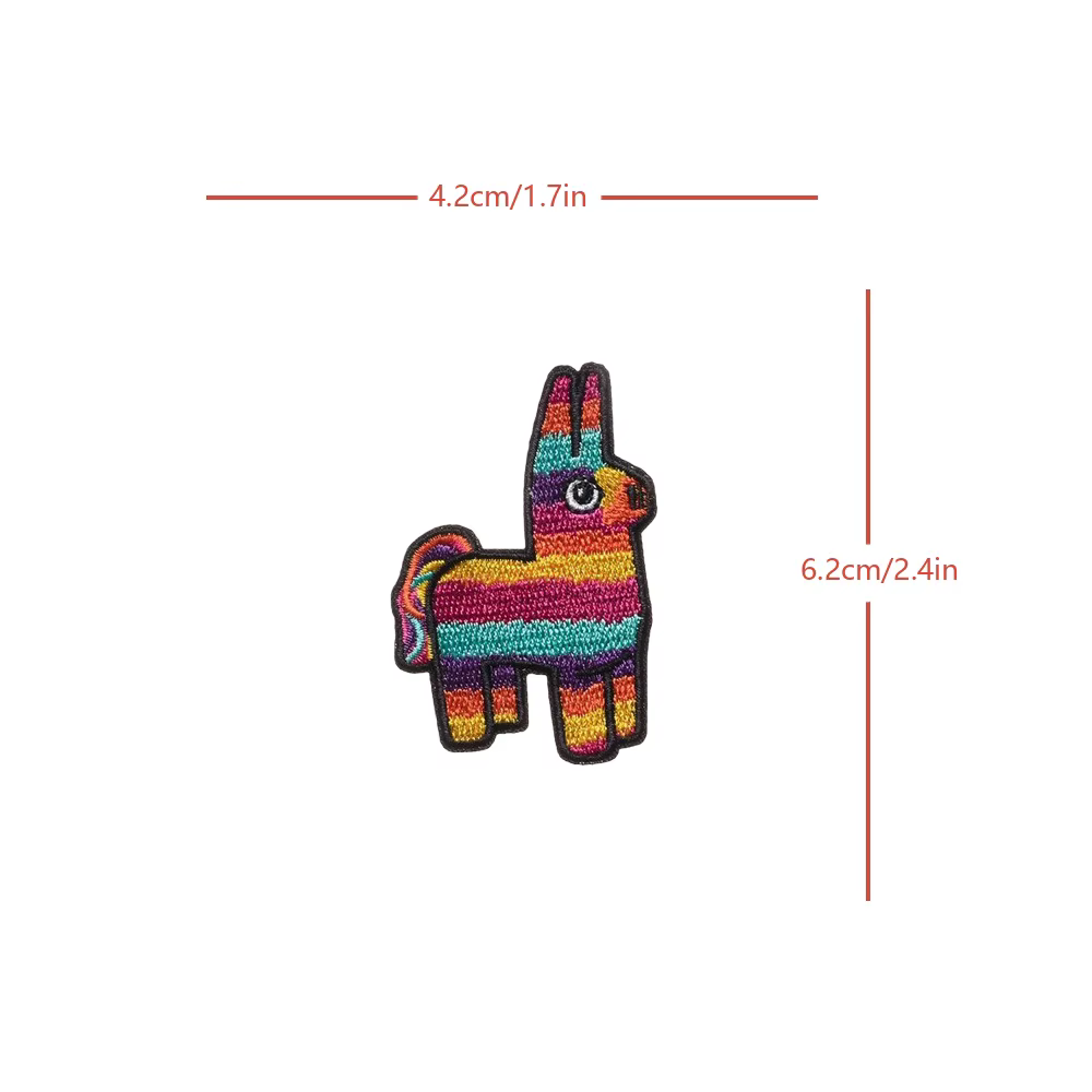 Parche táctico Velcro diseño burro arcoíris para mochila o gorra - imagen 5