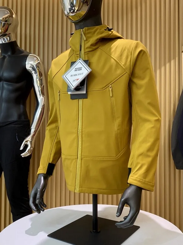 Chaqueta softshell hombre con forro polar resistente al agua - imagen 2