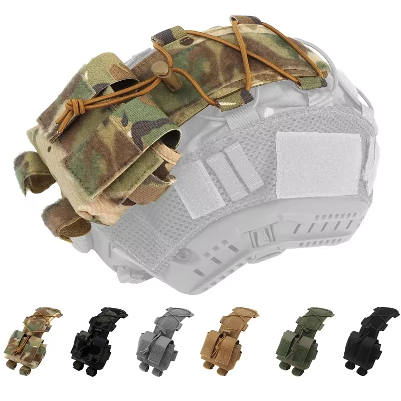 MK2 Bolsa de batería y contrapeso para casco táctico Airsoft MOLLE - imagen 5