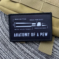 Parche táctico velcro bala pistola morrión – Adhesivo militar