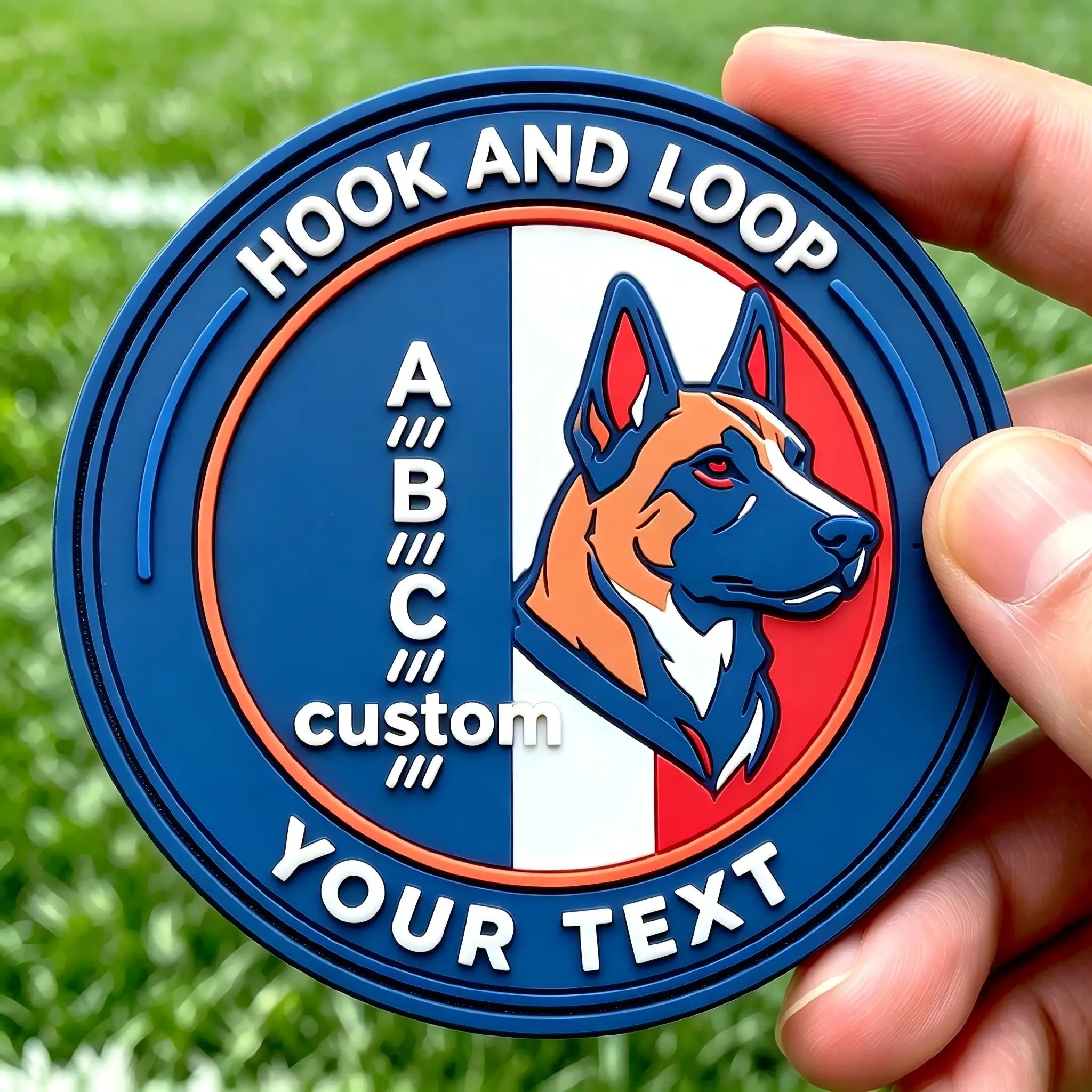 Parche táctico 3D PVC adhesivo personalizado con logotipo - imagen 5
