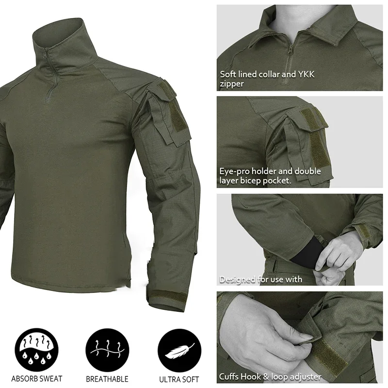 Pantalón cargo con refuerzos y bolsillos