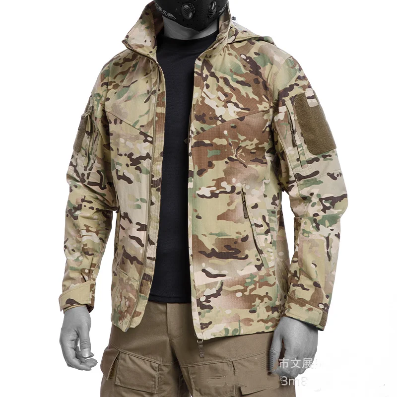 Chaqueta táctica camuflaje a prueba de viento y salpicaduras - imagen 4