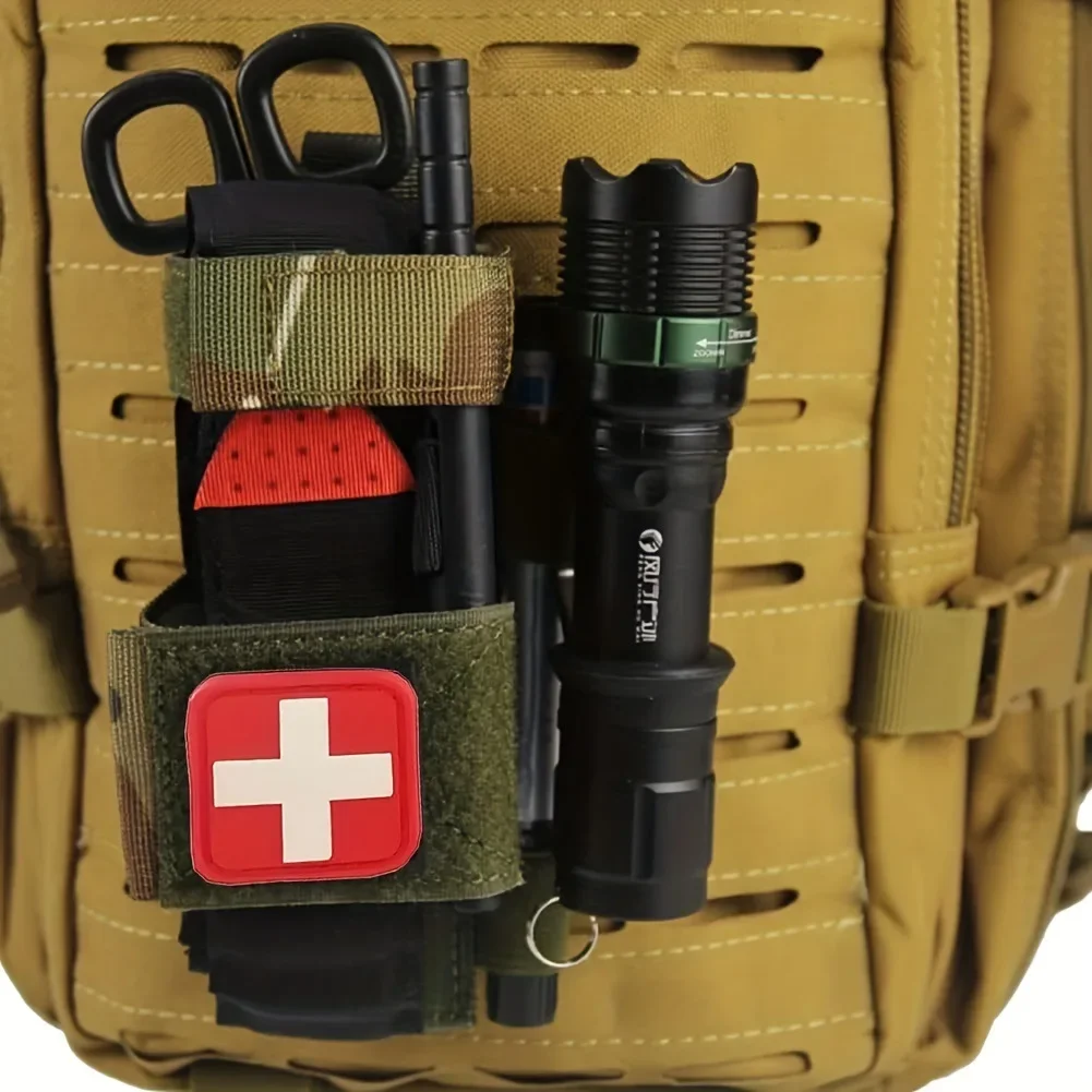 Bolsa táctica Molle para tijeras médicas, torniquete y linterna - imagen 3
