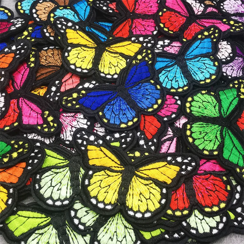 Parches de mariposa bordados para planchar en ropa - Apliques - imagen 5