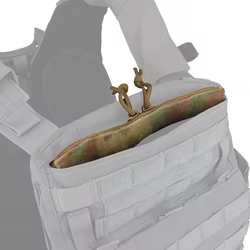 Portaplacas táctico Crye AVS con doble cremallera y bolsillo