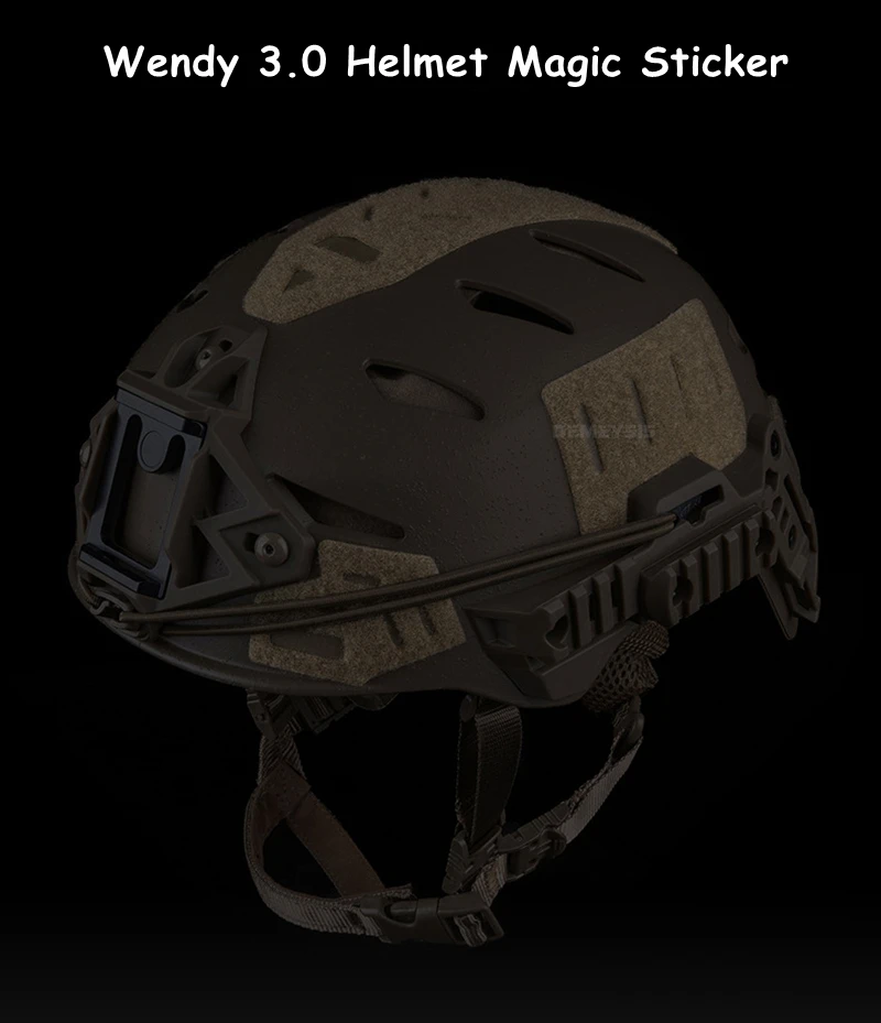 Kit de parches tácticos Ultra Ones para casco CS Airsoft con cinta exterior