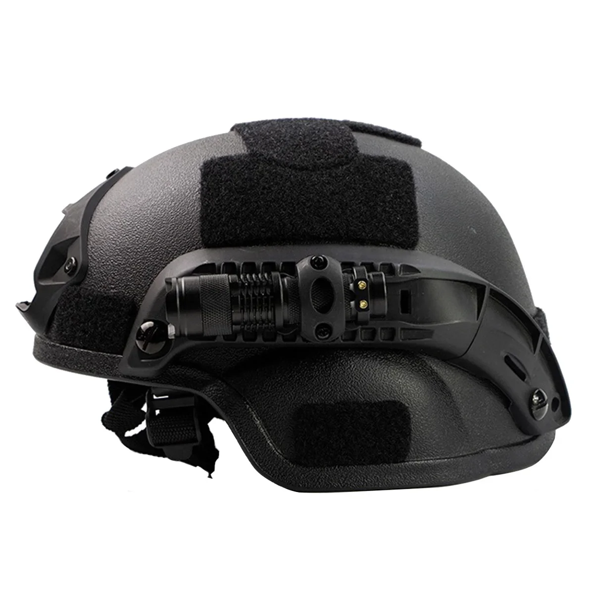 Soporte riel lateral para linterna – Montaje casco táctico 30mm - imagen 4