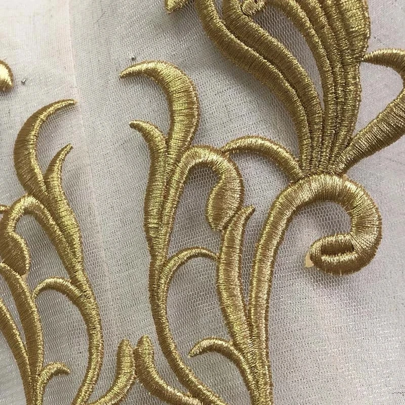 Parche bordado táctico dorado para chaleco MOLLE resistente - imagen 3