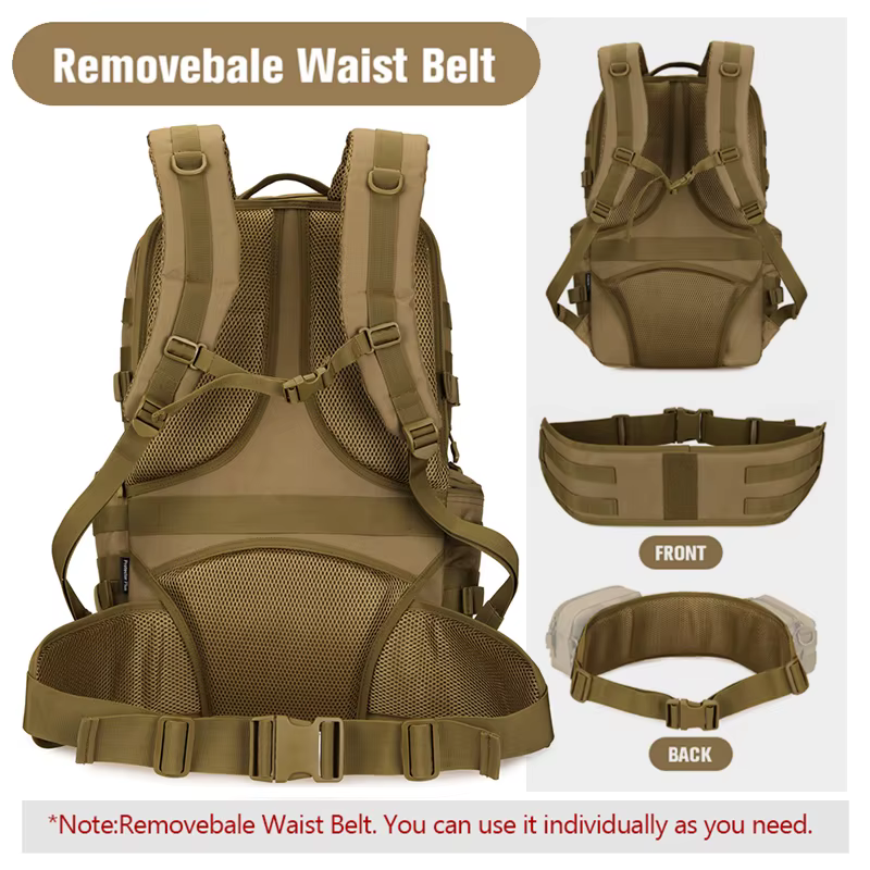 Bolsa de paquete táctica MOLLE ripstop 30L - imagen 4