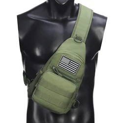Bolso táctico bandolera multifunción con múltiples bolsillos