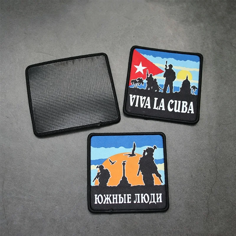 Parche bordado Sol Eterno para chalecos tácticos y bolsas - imagen 3