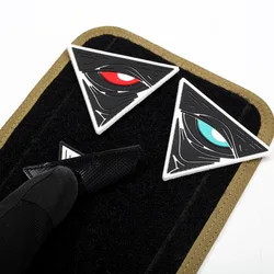 WHITEPHOSPHOR Ojo de Dios – Parche táctico PVC militar con velcro