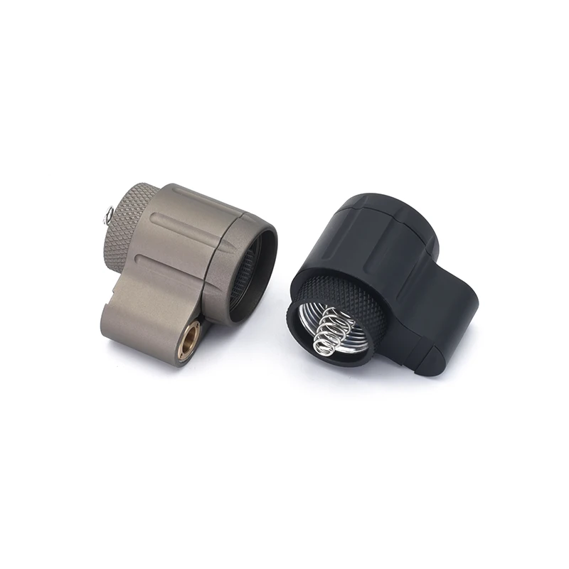 Tapa metálica interruptor linterna táctica conector DC M300/M600