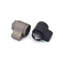 Tapa metálica interruptor linterna táctica conector DC M300/M600