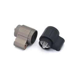 Tapa metálica interruptor linterna táctica conector DC M300/M600