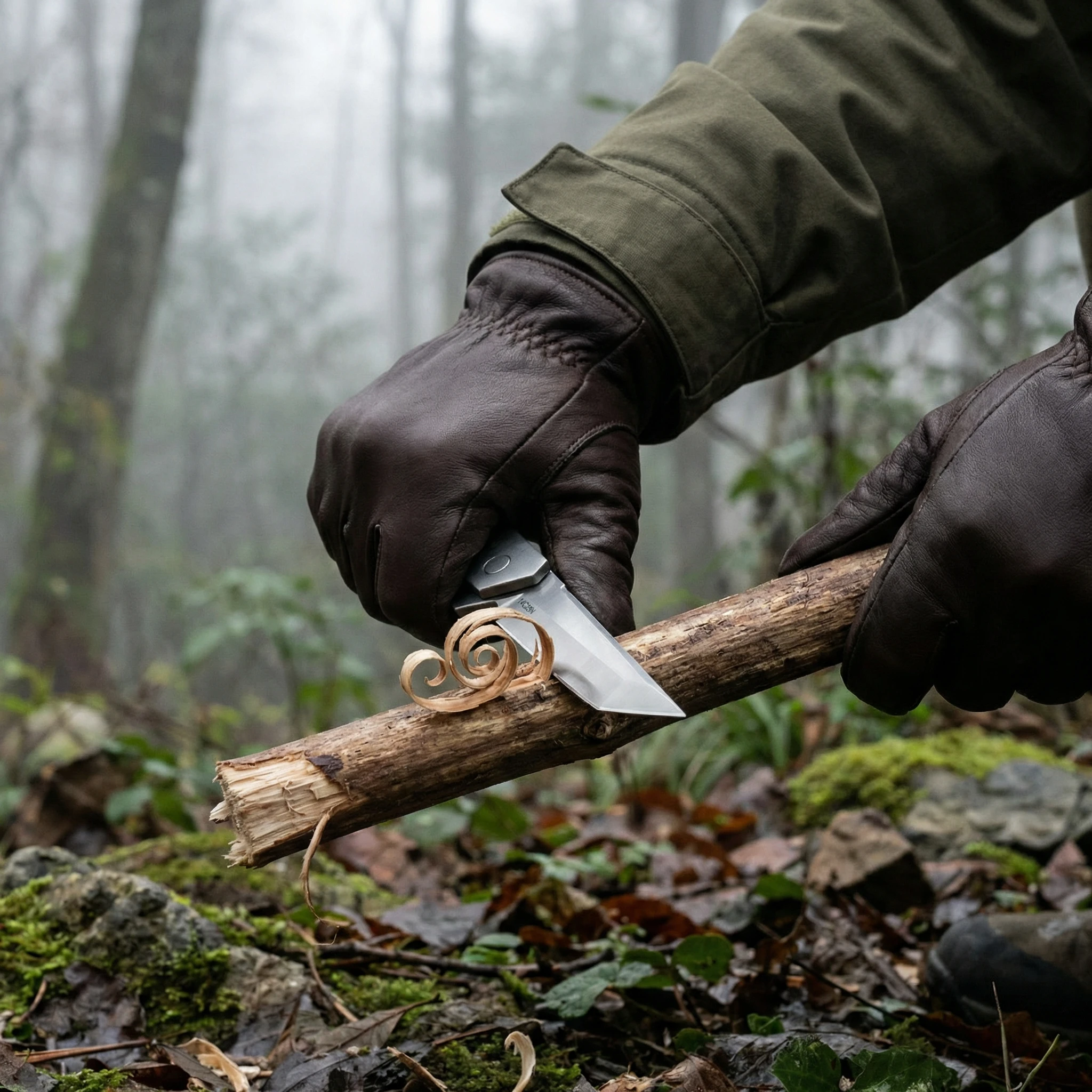 Cuchillo plegable táctico para exteriores de senderismo y camping - imagen 3