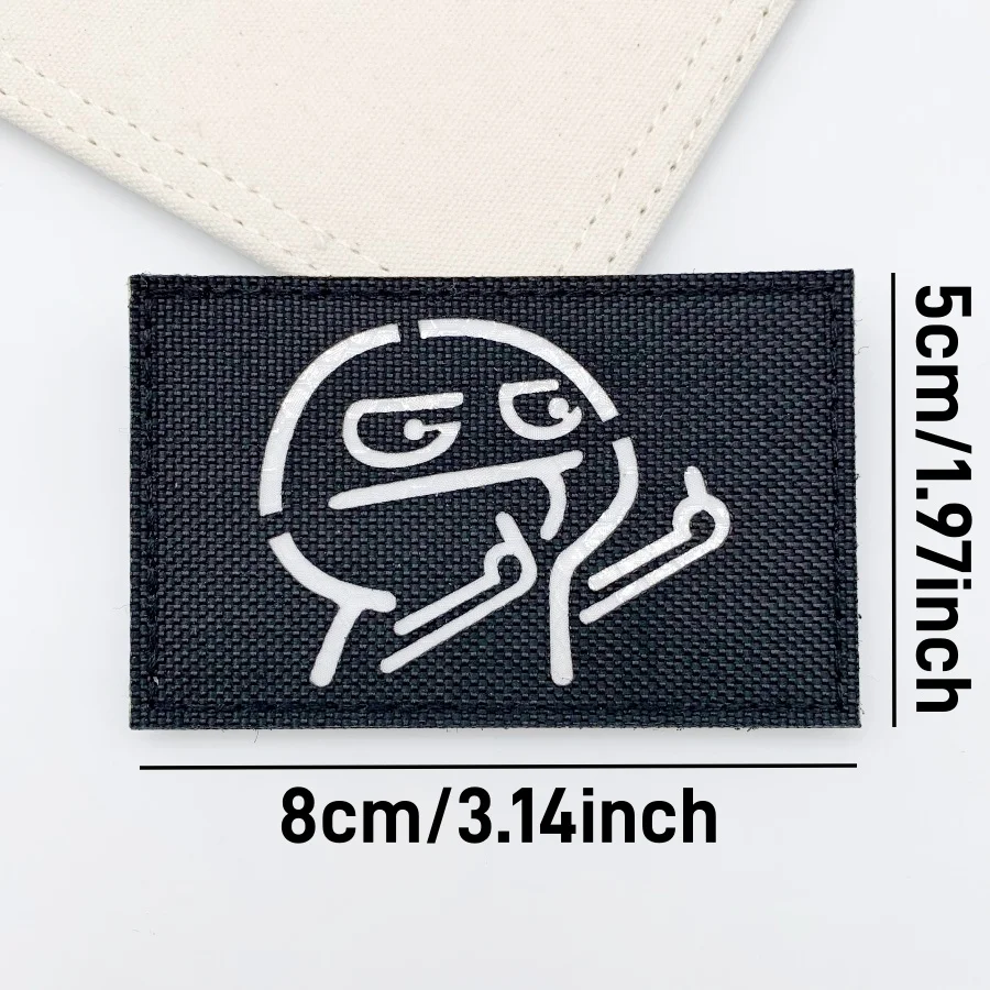 Parche reflectante gancho y bucle para mochilas, chaquetas y brazaletes - imagen 4