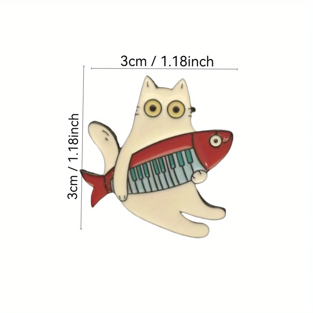 Broches de animales estilo dibujo animado