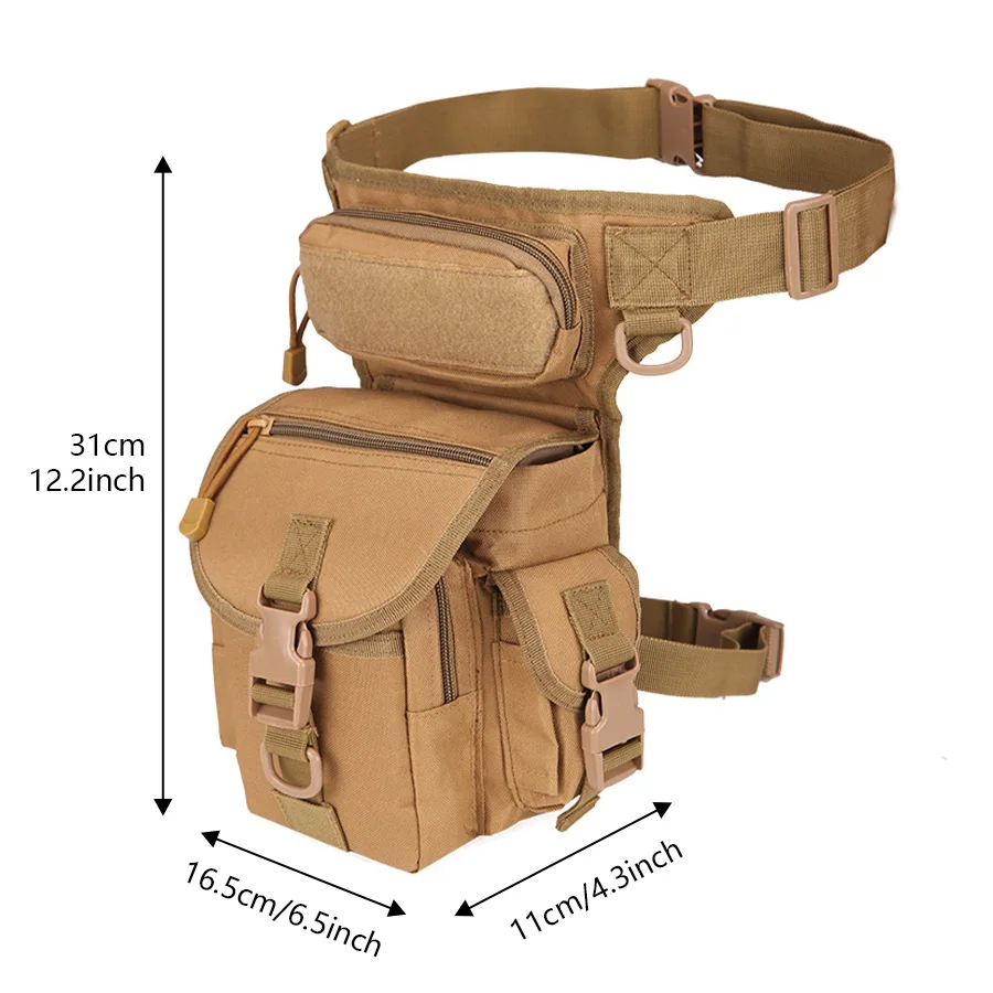 Bolsa de pierna táctica impermeable Oxford camuflaje para fotografía - imagen 4