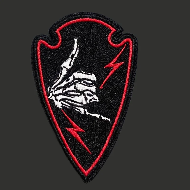 SHAKASPEAR Parche militar bordado insignia moral con velcro - imagen 2