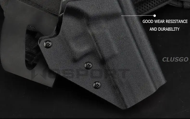 Funda táctica KYDEX lista para uso