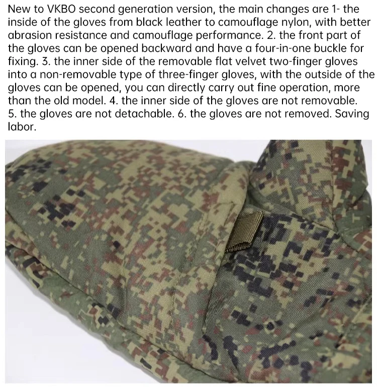 Guantes listos para invierno