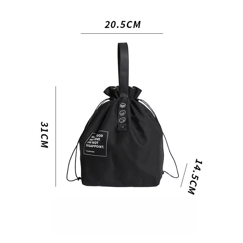 Bolsa de almuerzo Bento portátil de lona para picnic exterior y fresco - imagen 5