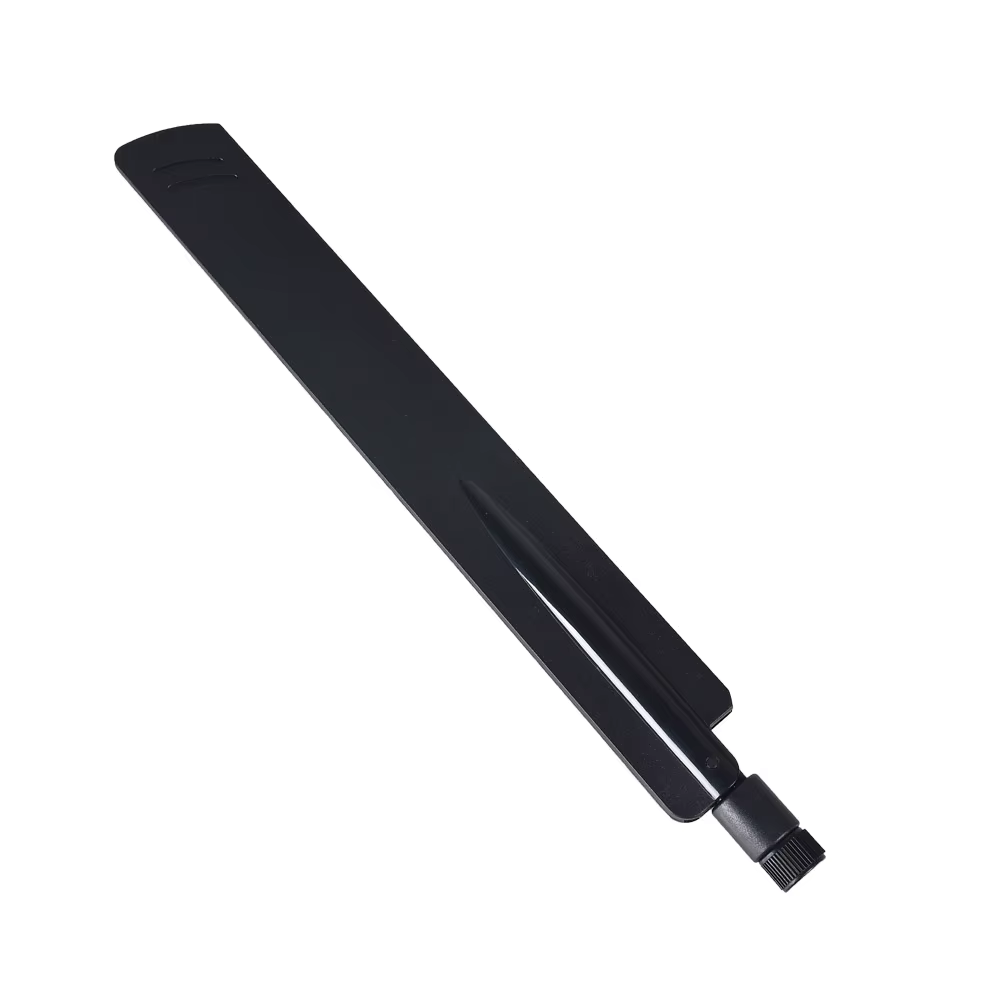 Antena montada en caja protectora