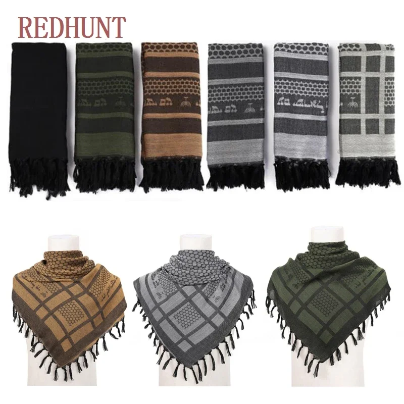 Keffiyeh táctico Shemagh Arafat de algodón multicolor palestino - imagen 2