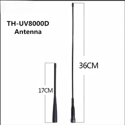 TYT TH-UV8000D Antena UV SMA macho doble banda para walkie talkie