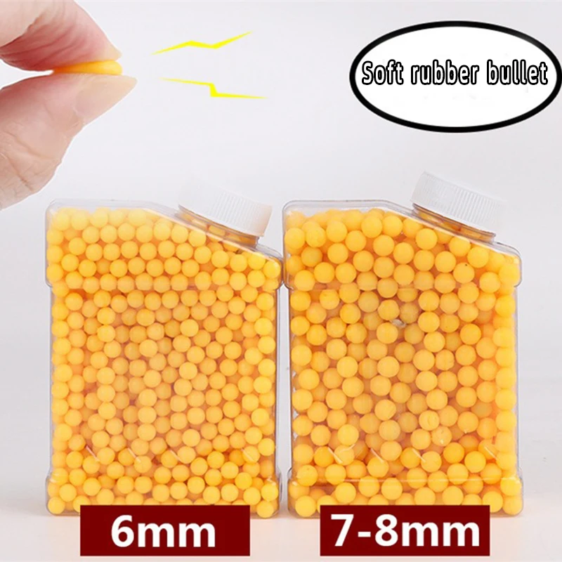 Bolas redondas de goma suave para juego