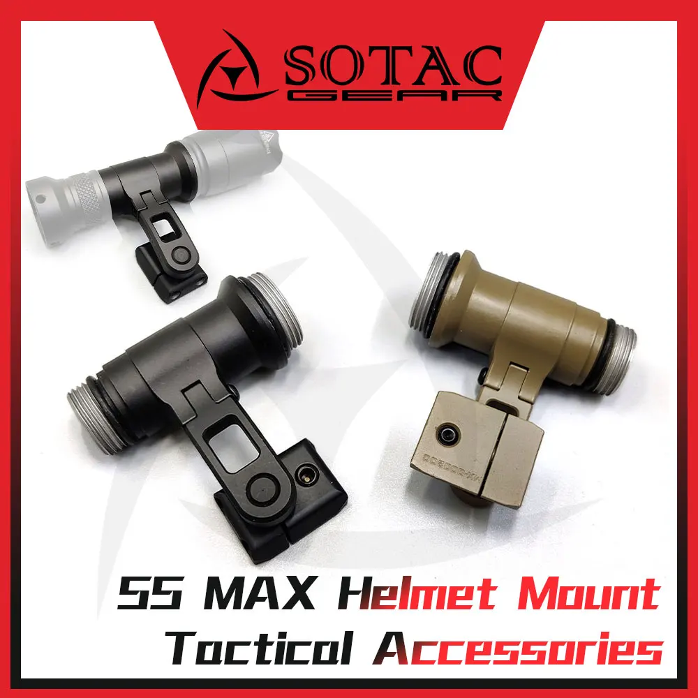 SOTAC Weaponlight SS MAX soporte casco táctico riel Picatinny - imagen 5
