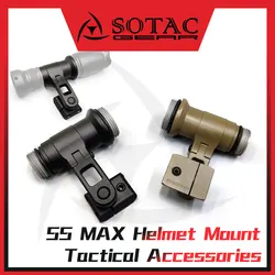SOTAC Weaponlight SS MAX soporte casco táctico riel Picatinny