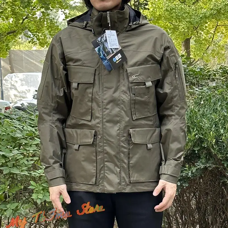 Chaqueta táctica TRG impermeable transpirable bolsillos carcasa rígida - imagen 5