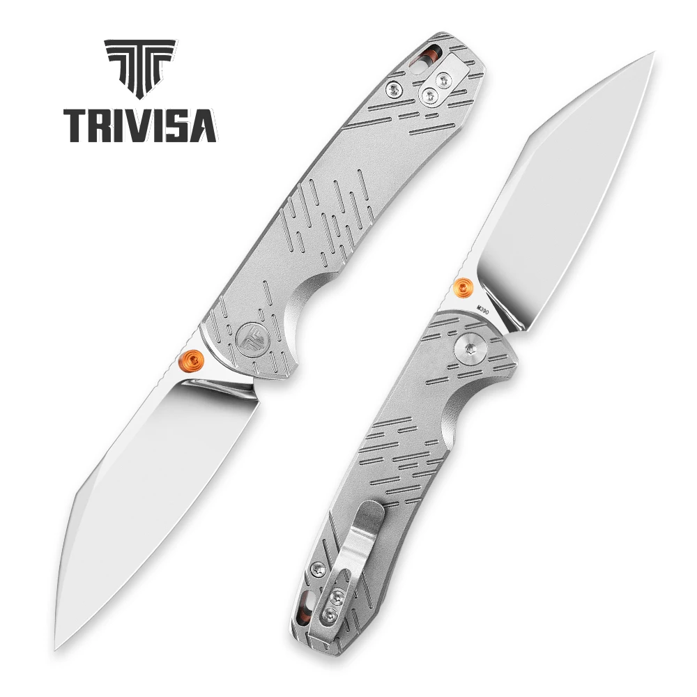 TRIVISA Firefly Ultra-M, navaja plegable de titanio para camping - imagen 4