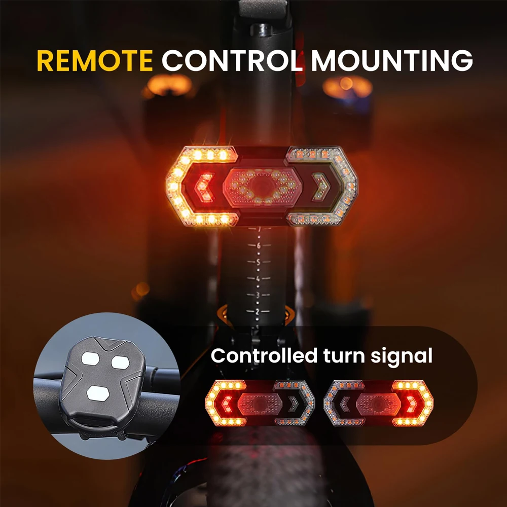 Luz LED para casco impermeable recargable USB con aviso de seguridad - imagen 3