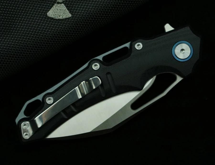 LEMIFSHE JR3502 cuchillo plegable táctica acero D2 G10 camping - imagen 5